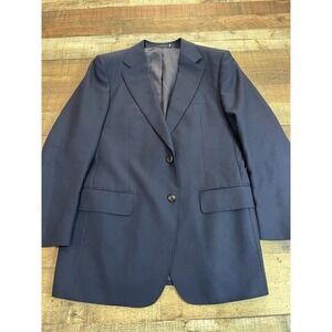 Mens Suit Supply Carlo Barbera Pure Wool Blue‎ Blazer Sz 52 (2099)